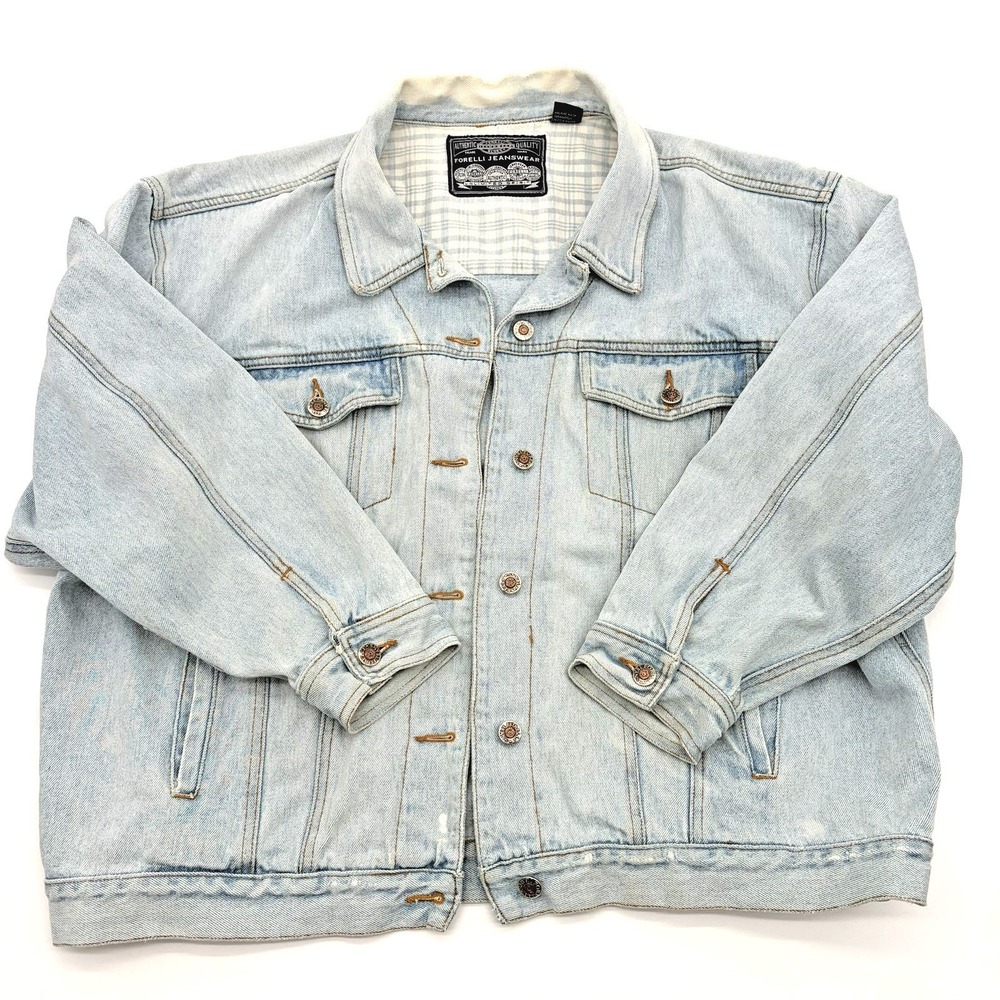 Vintage Y2K Forelli Jeanswear Denim Trucker Jacket – Women's Size 18/20